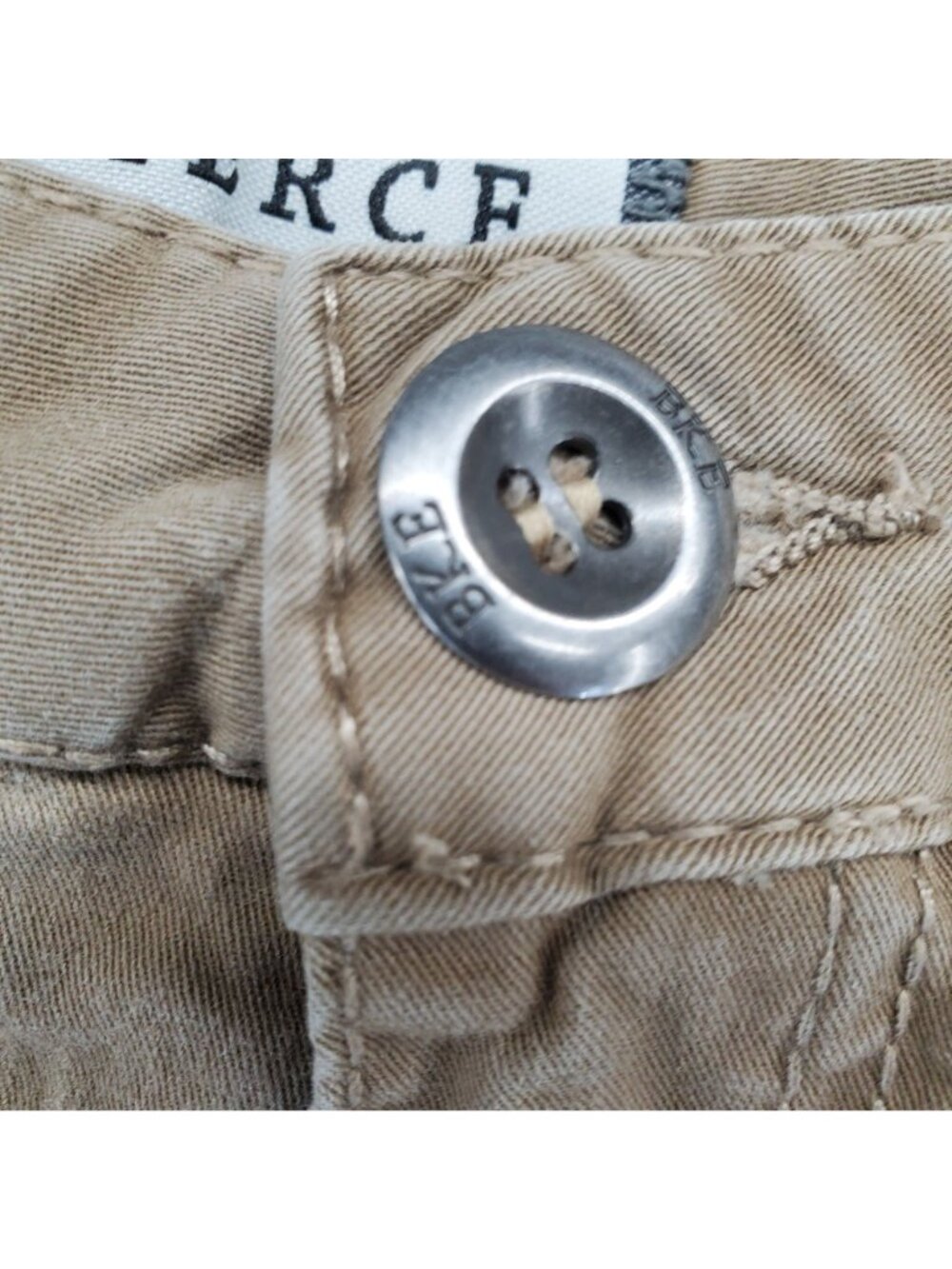 BKE Pants Mens 28L 28x32 Tan Pierce Straight Leg Khaki - Picture 11 of 14